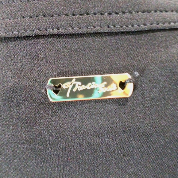 Thalia Sodi, Sz Med True Wrap Black Midi Dress - Picture 3 of 7